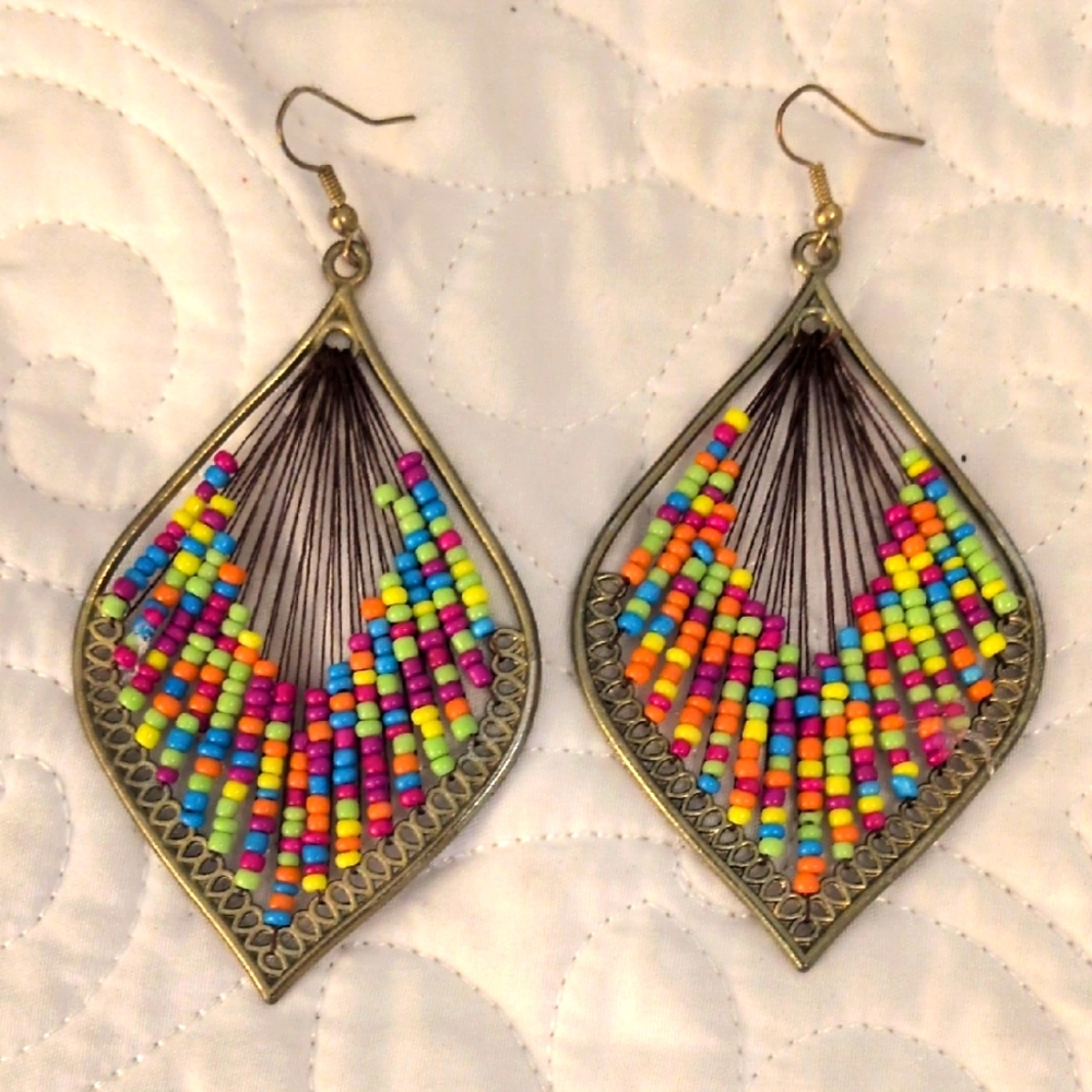 Boho Beaded Earrings